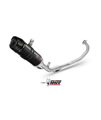 Mivv Full system 1x1 GP black con tapa carbono Yamaha MT-125 2015-19 / YZF R125 2014-18