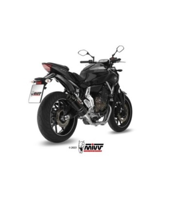 Mivv Full system 2x1 GP Black con tapa carbono Yamaha MT-07 / FZ-07 2014-24