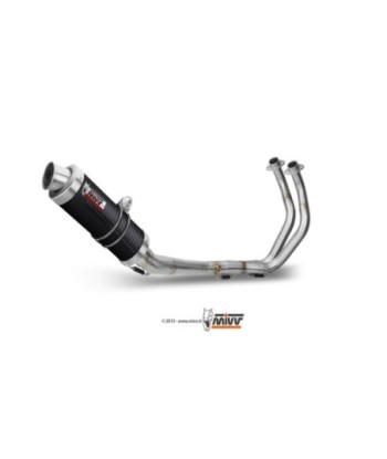 Mivv Full system 2x1 GP carbon con tapa carbono Yamaha MT-07 / FZ-07 2014-24