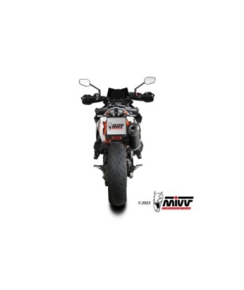 Mivv Slip-On Oval Black con tapa carbono KTM 890 SMT 2023-26