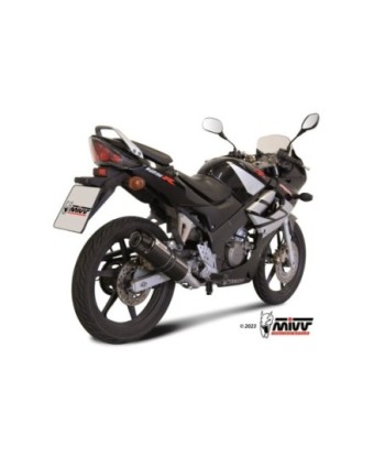 Mivv Full system 1x1 GP black con tapa carbono Honda CBR 125 R 2004-10