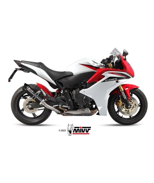 Mivv Slip-On GP black con tapa carbono Honda CBR 600 F 2011-13 / Hornet 600 2007-13