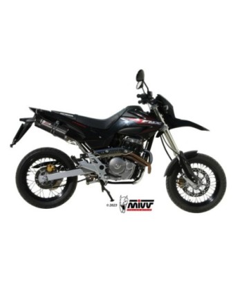 Mivv 2 Slip-On GP black con tapa carbono Honda FMX 650 2005-06