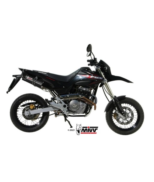 Mivv 2 Slip-On GP black con tapa carbono Honda FMX 650 2005-06