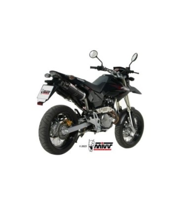 Mivv 2 Slip-On GP black con tapa carbono Honda FMX 650 2005-06