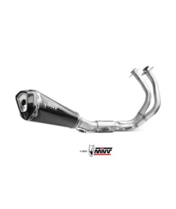 Mivv Escape Completo 2x1 Delta Race Black Kawasaki Ninja 650 / Z650 2024-26 (2 sondas lambda)