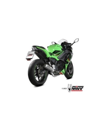 Mivv Escape Completo 2x1 MK3 St. Steel Kawasaki Ninja 650 / Z650 2024-26 (2 sondas lambda)