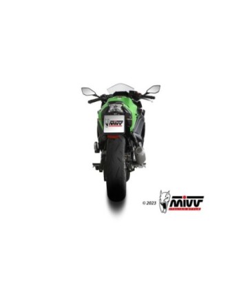 Mivv Escape Completo 2x1 MK3 St. Steel Kawasaki Ninja 650 / Z650 2024-26 (2 sondas lambda)