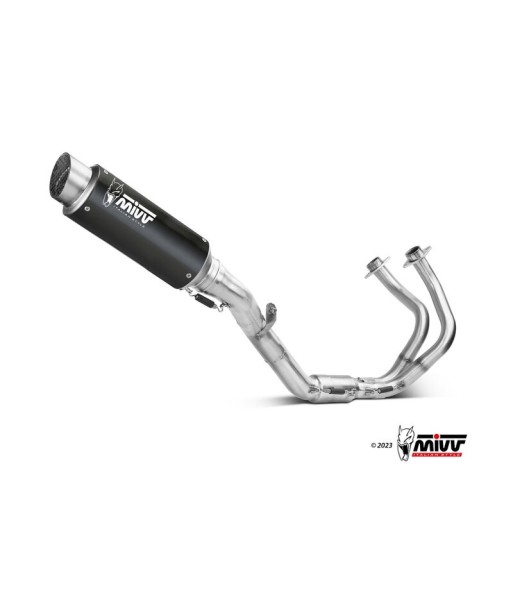 Mivv Escape Completo 2x1 GP Pro Black Kawasaki Ninja 650 / Z650 2024-26 (2 sondas lambda)