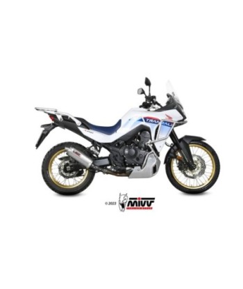 Mivv Slip-On Oval St. Steel Honda XL750 Transalp 2023-26