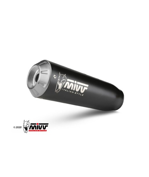 Mivv Slip-On X-M1 Black Benelli Leoncino 800 Trail 2022-24
