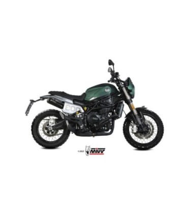 Mivv Slip-On X-M1 Black Benelli Leoncino 800 Trail 2022-24