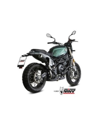 Mivv Slip-On X-M1 Black Benelli Leoncino 800 Trail 2022-24