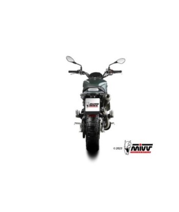 Mivv Slip-On X-M1 Black Benelli Leoncino 800 Trail 2022-24
