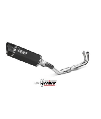 Mivv Full system 2x1 SR-1 Black Yamaha T-MAX 560 2022-25 (colector inox)