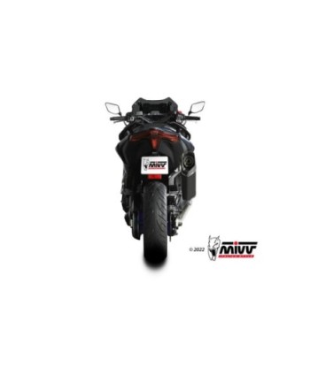 Mivv Full system 2x1 SR-1 Black Yamaha T-MAX 560 2022-25 (colector inox)