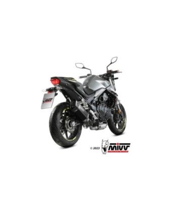 Mivv Slip-On SR-1 Black Honda CB750 Hornet 2023-26