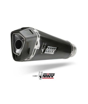 Mivv Slip-On Delta Race carbono Honda CB750 Hornet 2023-26