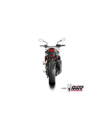 Mivv Slip-On Delta Race carbono Honda CB750 Hornet 2023-26