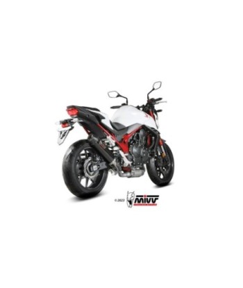 Mivv Slip-On Oval carbono con tapa carbono Honda CB750 Hornet 2023-26