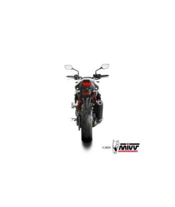 Mivv Slip-On Oval carbono con tapa carbono Honda CB750 Hornet 2023-26