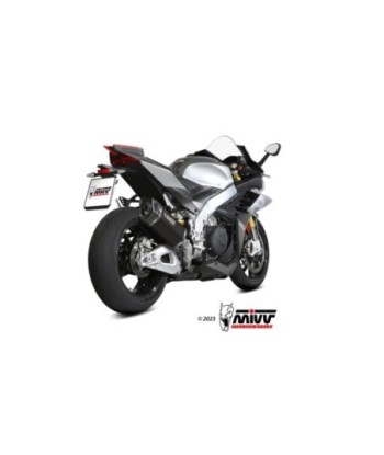 Mivv Slip-On SR-1 Black Titanium Aprilia RSV4 / Tuono V4 1100 2021-25