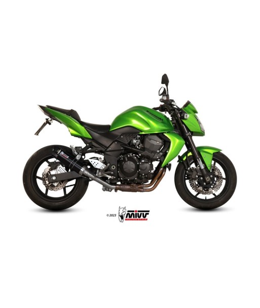 Mivv Slip-On GP black con tapa carbono Kawasaki Z750 2007-14