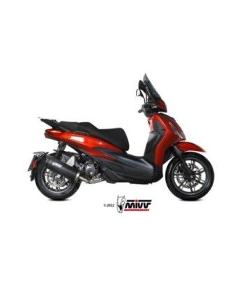 Mivv Slip-On Mover black Piaggio Beverly 400 2021-24