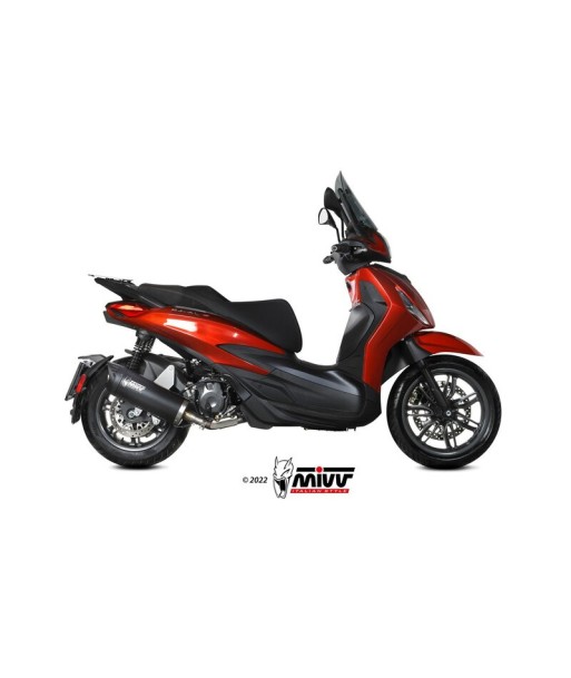 Mivv Slip-On Mover black Piaggio Beverly 400 2021-24