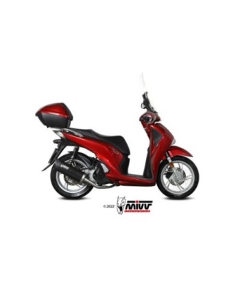 Mivv Full system 1x1 Mover black Honda SH 125 / SH 150 2017-19