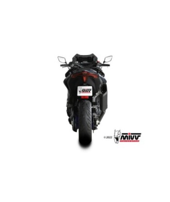 Mivv Full system 2x1 SR-1 Black Yamaha T-MAX 560 2022-24 (colector negro)