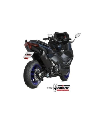 Mivv Full system 2x1 SR-1 Black Titanium Yamaha T-MAX 560 2022-24 (colector negro)