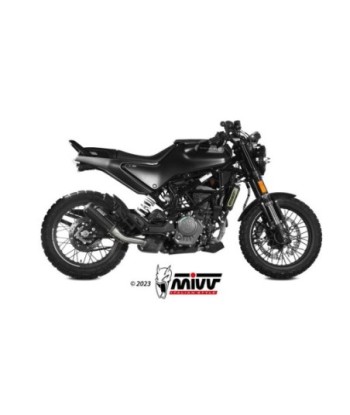 Mivv Slip-On Mk3 carbono Husqvarna Svartpilen 125 2021-23