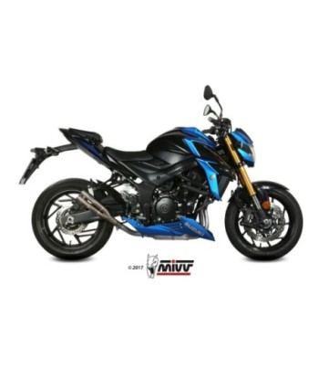 Mivv Slip-On Double Gun St. Steel Suzuki GSX-S 750 2017-20