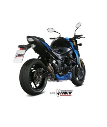 Mivv Slip-On Double Gun St. Steel Suzuki GSX-S 750 2017-20