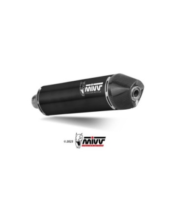 Mivv Slip-On STR1 black KTM 690 Enduro R / 690 SMC R 2019-23