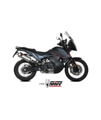 Mivv Slip-On Dakar St. Steel KTM 790 Adventure / R 2019-26 / 890 Adventure / R 2020-26