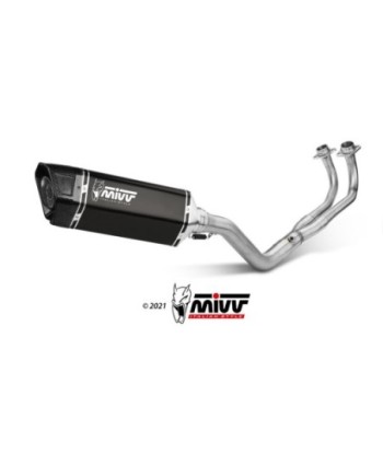 Mivv Full system 2x1 SR-1 black Yamaha T-MAX 560 2020-21