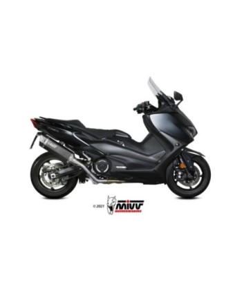 Mivv Full system 2x1 SR-1 black titanium Yamaha T-MAX 560 2020-21