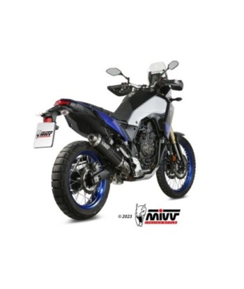 Mivv Slip-On Oval Black Titanium Yamaha Ténéré 700 2019-26