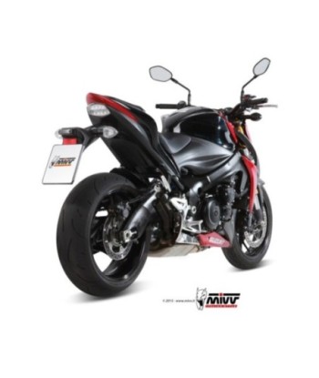 Mivv Slip-On Double Gun black Suzuki GSX-S 1000 / 1000 F 2015-20