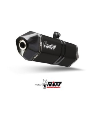 Mivv 2 Slip-On Speed edge Black Titanium Suzuki GSX-R 1300 Hayabusa 2021-26