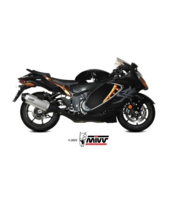 Mivv 2 Slip-On Speed edge Titanium Suzuki GSX-R 1300 Hayabusa 2021-26