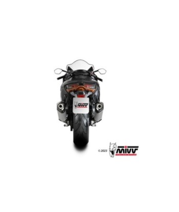 Mivv 2 Slip-On Speed edge Titanium Suzuki GSX-R 1300 Hayabusa 2021-26