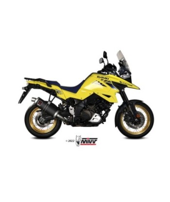 Mivv Slip-On Dakar Black Suzuki DL V-Strom 1000 / XT 2014-20 / 1050 / XT 2020-26