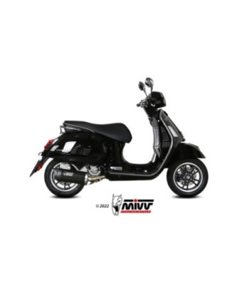 Mivv Slip-On Mover Black Piaggio Vespa GTS 300 2021-24