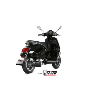 Mivv Slip-On Mover Black Piaggio Vespa GTS 300 2021-24