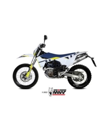 Mivv Slip-On Oval St. Steel Husqvarna 701 Enduro / SuperMoto 2021-24