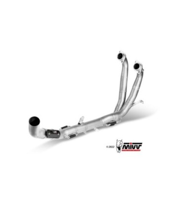 Mivv Tubo no kat (compatible con silenciadores Mivv y Originales) Aprilia Tuareg 660 2022-25