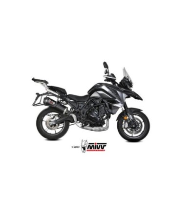 Mivv Slip-On Oval carbono con tapa carbono Benelli TRK 702 / X 2023-26